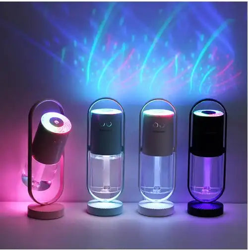 Compact USB humidifier with colorful light
