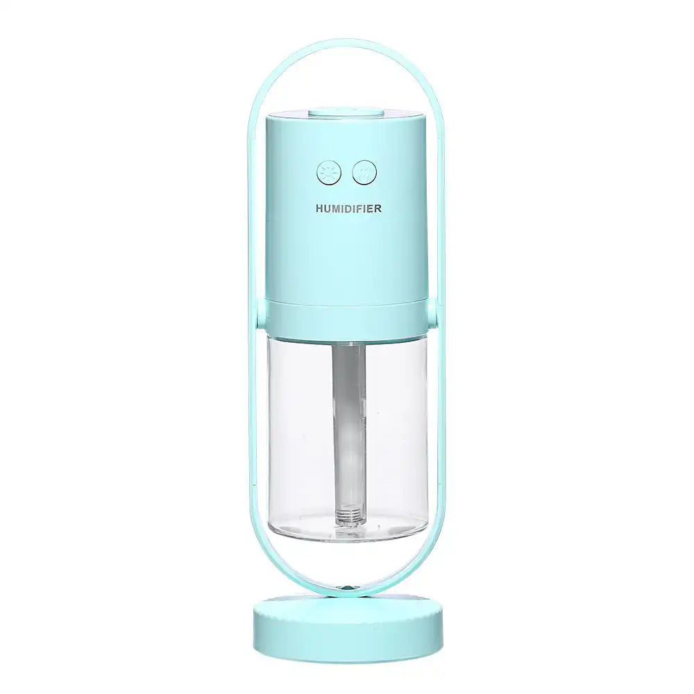 LED light ring around humidifier